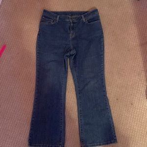 I have these super cute LL bean jeans in size 14P never worn